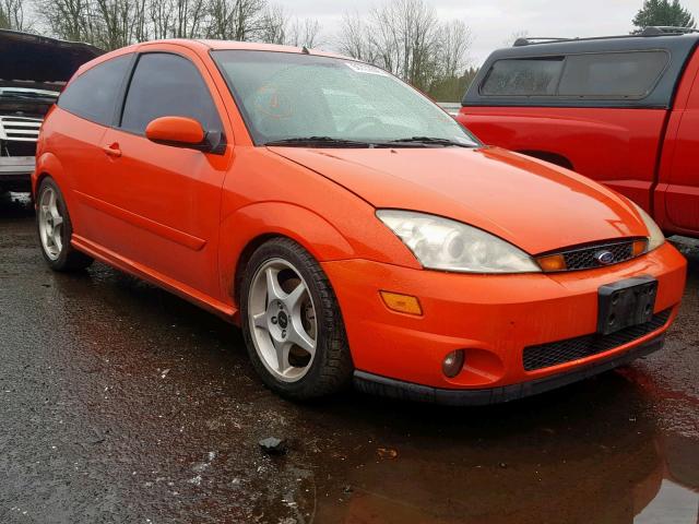 3FAHP39503R169010 - 2003 FORD FOCUS SVT ORANGE photo 1