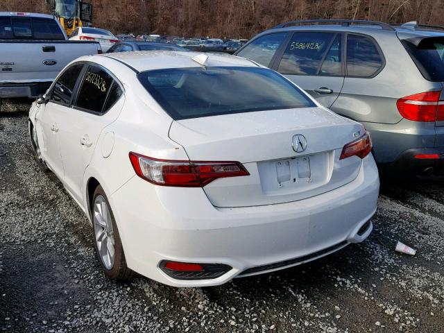 19UDE2F31HA013511 - 2017 ACURA ILX BASE WHITE photo 3