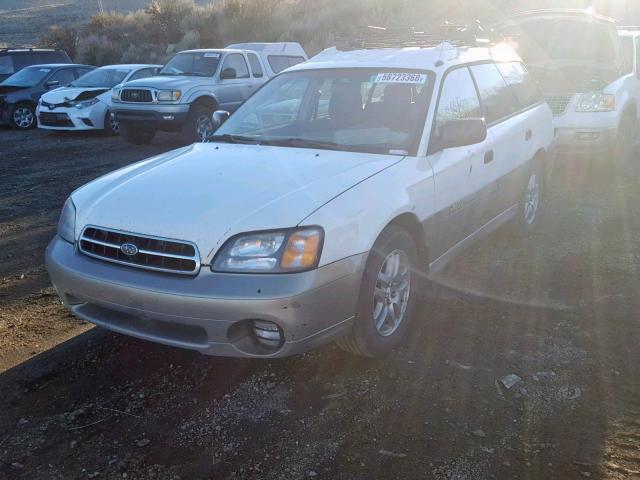 4S3BH6653Y7635918 - 2000 SUBARU LEGACY OUT WHITE photo 2