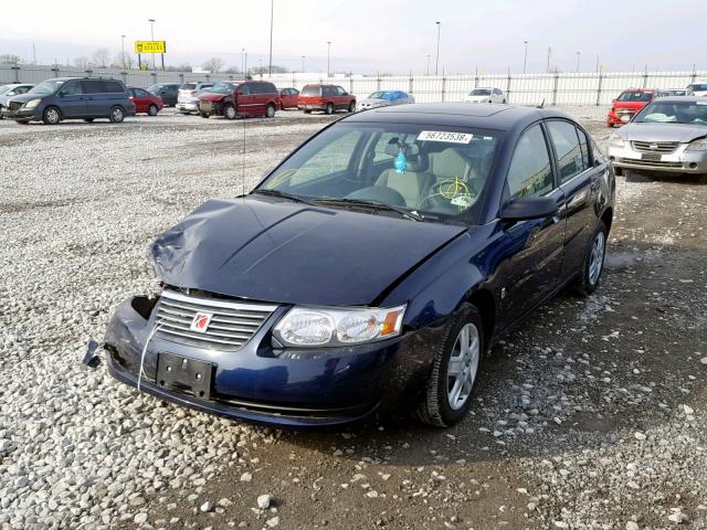 1G8AJ55F57Z167028 - 2007 SATURN ION LEVEL BLUE photo 2