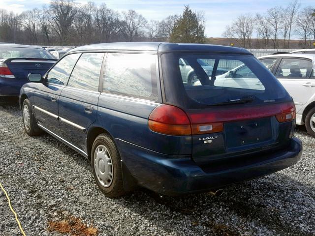 4S3BK6359S7324913 - 1995 SUBARU LEGACY L/O GREEN photo 3