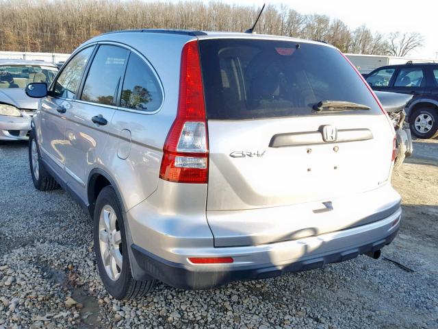 JHLRE3H41BC006704 - 2011 HONDA CR-V SE SILVER photo 3