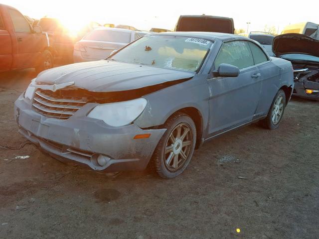 1C3LC55R98N673056 - 2008 CHRYSLER SEBRING TO SILVER photo 2