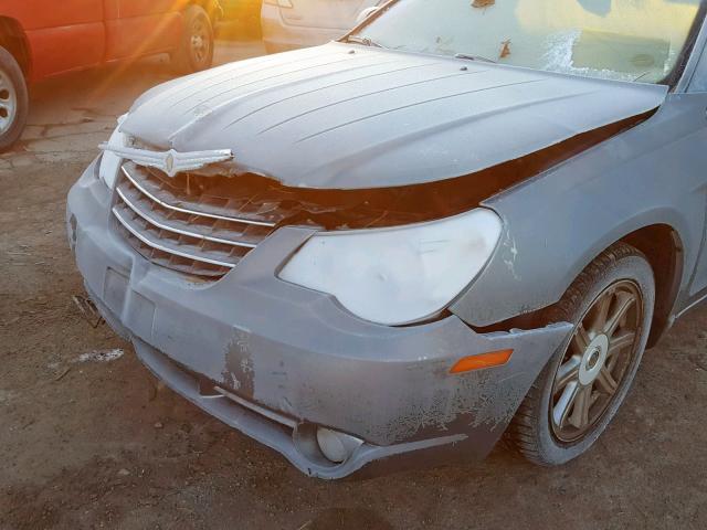 1C3LC55R98N673056 - 2008 CHRYSLER SEBRING TO SILVER photo 9