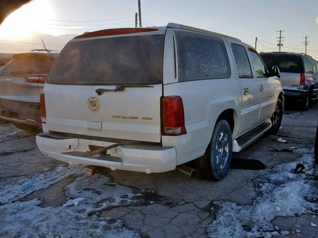 3GYFK66N43G293759 - 2003 CADILLAC ESCALADE E WHITE photo 4