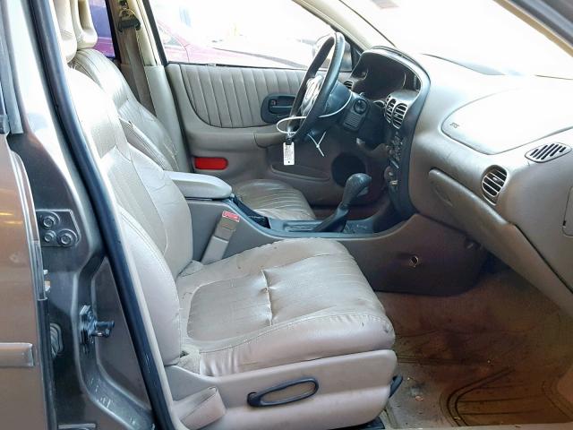 1G2WR52111F128771 - 2001 PONTIAC GRAND PRIX BROWN photo 5