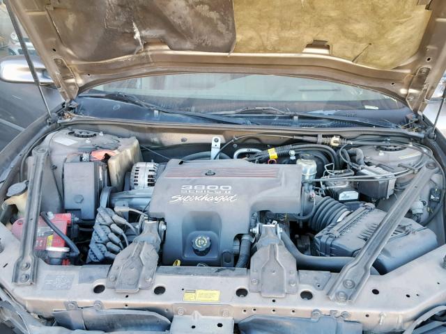 1G2WR52111F128771 - 2001 PONTIAC GRAND PRIX BROWN photo 7