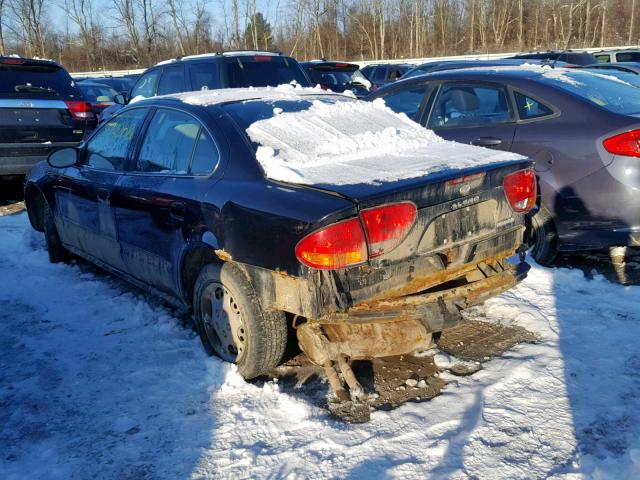 1G3NK52F04C234903 - 2004 OLDSMOBILE ALERO GX BLACK photo 3