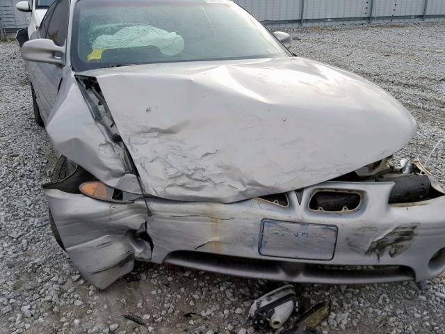 1G2WP1216WF282396 - 1998 PONTIAC GRAND PRIX SILVER photo 9