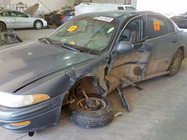 1G4HP54K624224937 - 2002 BUICK LESABRE CU BLUE photo 10