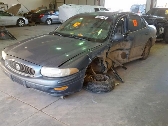 1G4HP54K624224937 - 2002 BUICK LESABRE CU BLUE photo 2