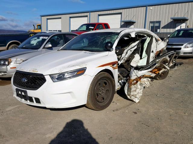 1FAHP2MK2GG128222 - 2016 FORD TAURUS POL WHITE photo 2