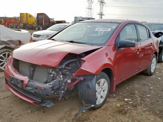 3N1AB6APXBL624829 - 2011 NISSAN SENTRA 2.0 RED photo 2