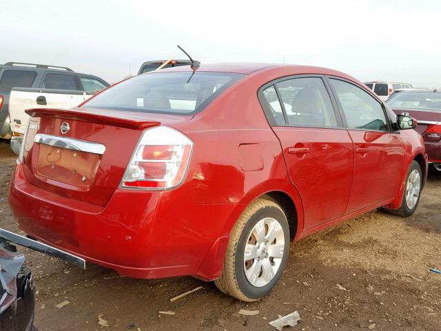 3N1AB6APXBL624829 - 2011 NISSAN SENTRA 2.0 RED photo 4