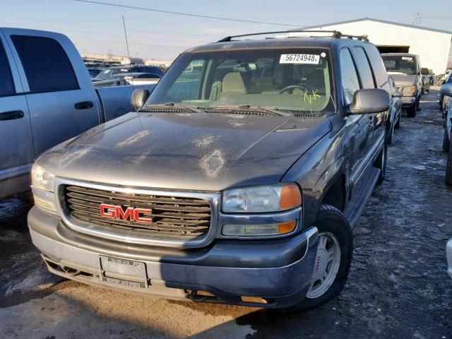 1GKFK16Z32J132283 - 2002 GMC YUKON XL K GRAY photo 2