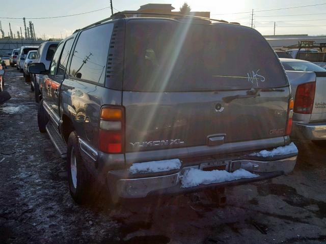 1GKFK16Z32J132283 - 2002 GMC YUKON XL K GRAY photo 3