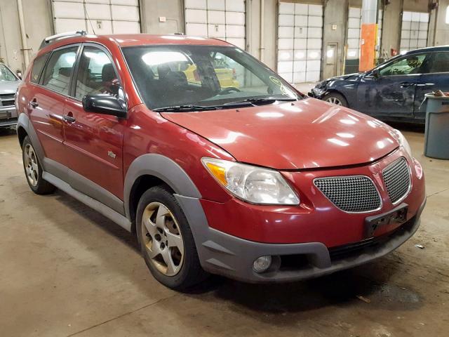 5Y2SL65876Z427150 - 2006 PONTIAC VIBE RED photo 1