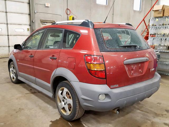 5Y2SL65876Z427150 - 2006 PONTIAC VIBE RED photo 3