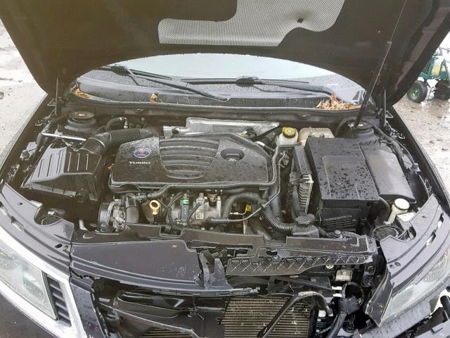 YS3GN4AR1B4007564 - 2011 SAAB 9-5 TURBO BLACK photo 7