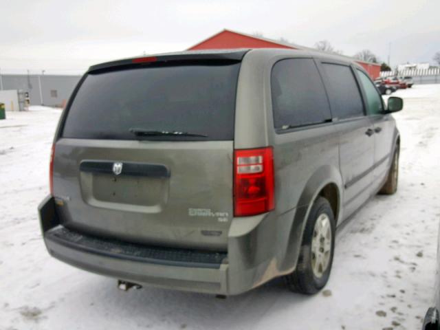 2D4RN4DE2AR454105 - 2010 DODGE CARAVAN BROWN photo 4