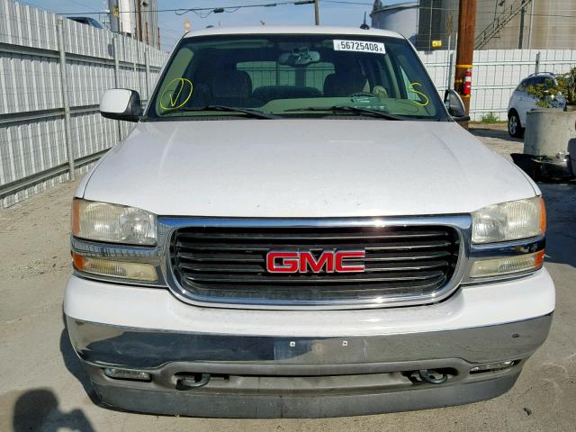 1GKEC13V55R273260 - 2005 GMC YUKON WHITE photo 9