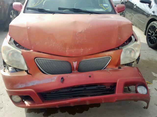 5Y2SL67836Z447814 - 2006 PONTIAC VIBE RED photo 9