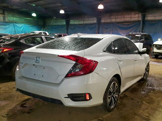 19XFC1F77GE001627 - 2016 HONDA CIVIC EXL WHITE photo 4