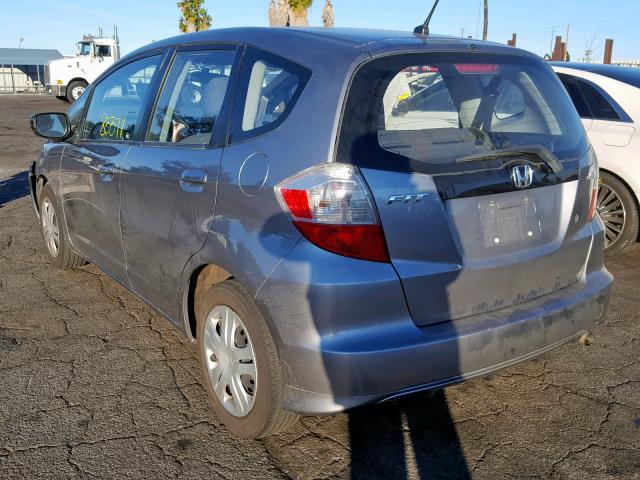 JHMGE88209C000157 - 2009 HONDA FIT GRAY photo 3