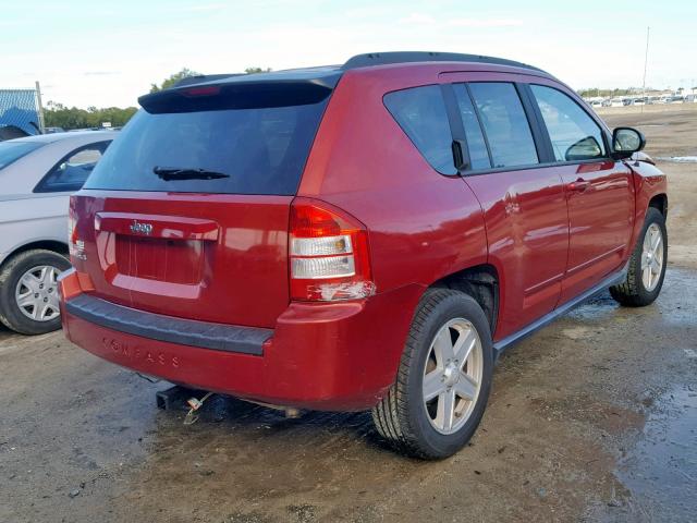1J4NF4FB0AD504251 - 2010 JEEP COMPASS SP 勃艮第红 照片 4