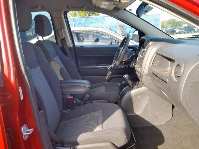 1J4NF4FB0AD504251 - 2010 JEEP COMPASS SP 勃艮第红 照片 5