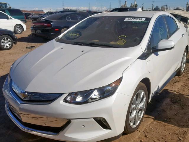 1G1RB6S58JU131337 - 2018 CHEVROLET VOLT PREMI WHITE photo 2