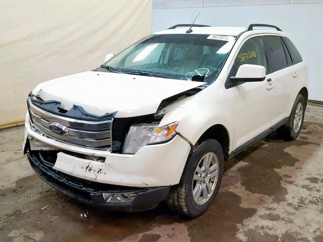 2FMDK38C48BB13080 - 2008 FORD EDGE SEL CREAM photo 2