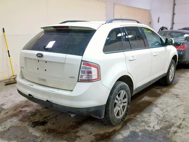 2FMDK38C48BB13080 - 2008 FORD EDGE SEL CREAM photo 4