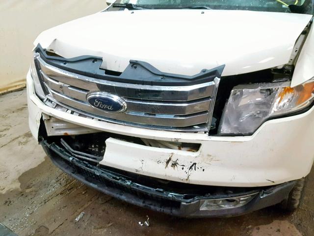 2FMDK38C48BB13080 - 2008 FORD EDGE SEL CREAM photo 9