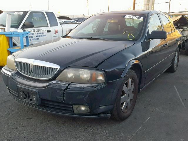 1LNHM86S63Y676033 - 2003 LINCOLN LS BLACK photo 2