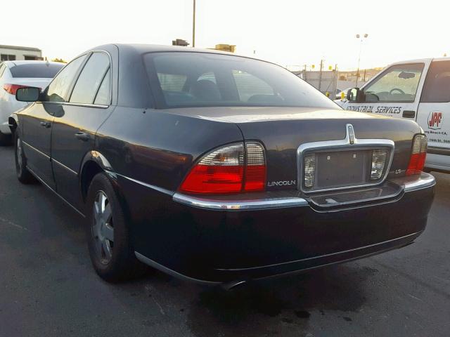 1LNHM86S63Y676033 - 2003 LINCOLN LS BLACK photo 3