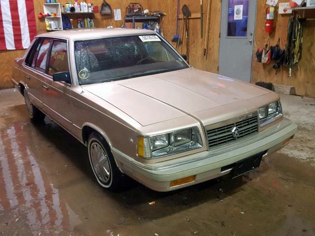 1B3BE46K7HC179269 - 1987 DODGE 600 SE TAN photo 1