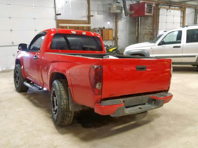 1GCDT146248166962 - 2004 CHEVROLET COLORADO RED photo 3