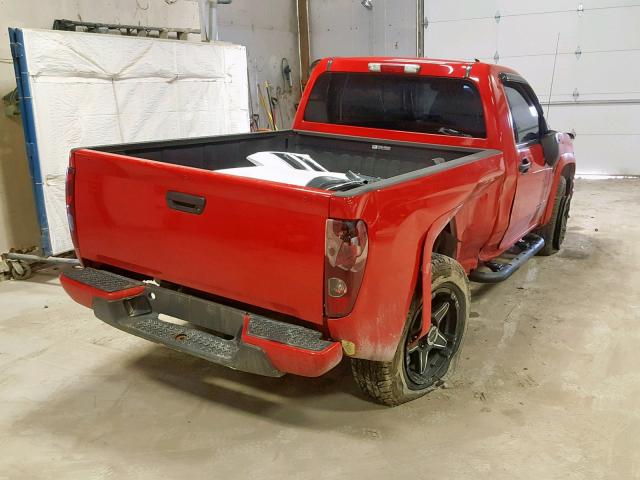 1GCDT146248166962 - 2004 CHEVROLET COLORADO RED photo 4