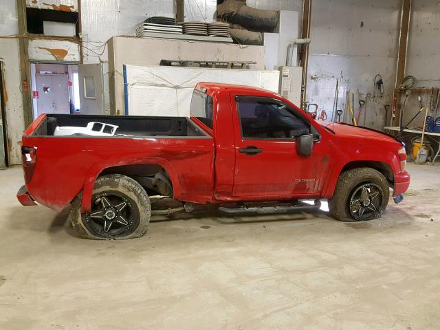 1GCDT146248166962 - 2004 CHEVROLET COLORADO RED photo 9