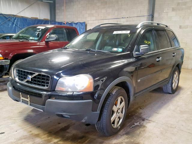 YV1CZ59H541048631 - 2004 VOLVO XC90 BLACK photo 2