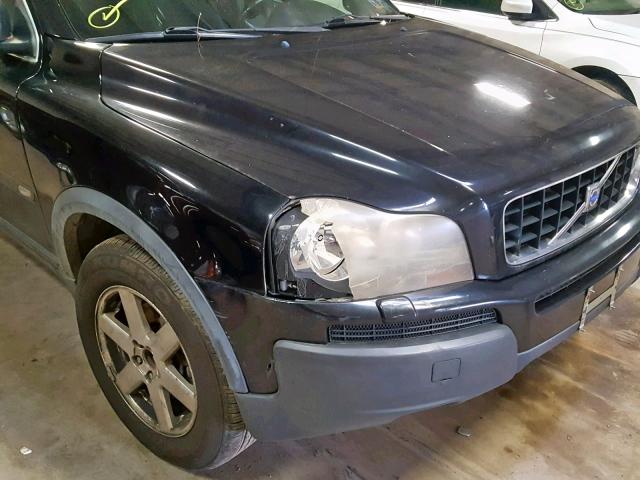 YV1CZ59H541048631 - 2004 VOLVO XC90 BLACK photo 9