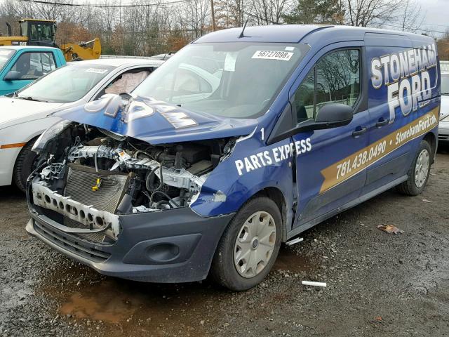 NM0LE7E78F1214831 - 2015 FORD TRANSIT CO BLUE photo 2