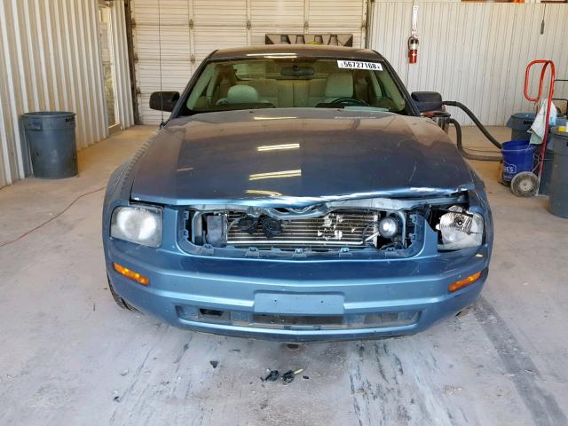 1ZVHT80N265266231 - 2006 FORD MUSTANG BLUE photo 9