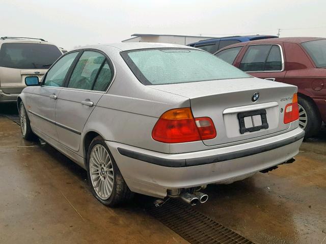 WBAAV53491JS95691 - 2001 BMW 330 I SILVER photo 3