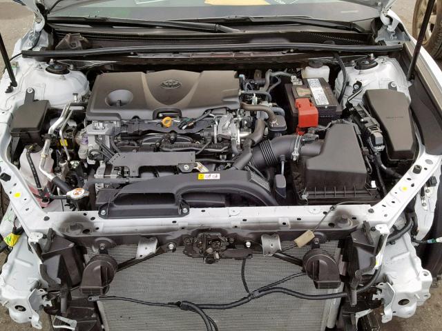4T1B61HK0KU165363 - 2019 TOYOTA CAMRY XSE WHITE photo 7
