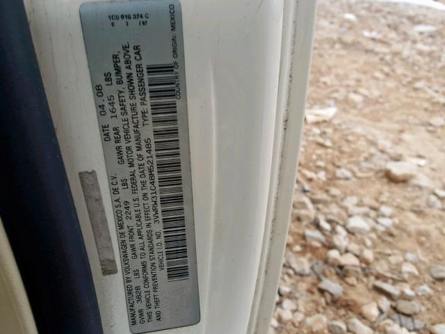 3VWRW31C48M521485 - 2008 VOLKSWAGEN NEW BEETLE Ağ foto 10