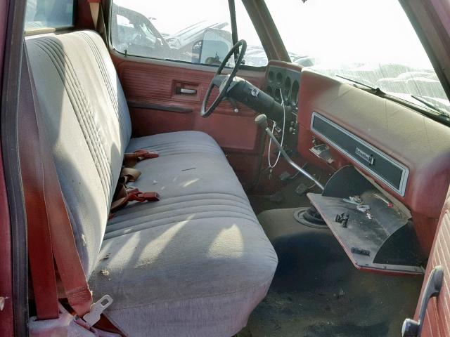 CCL248F350535 - 1978 CHEVROLET PICKUP RED photo 5