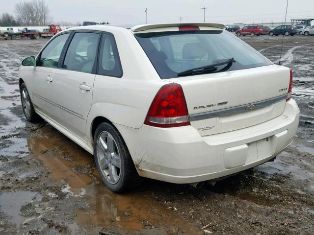 1G1ZU63856F150538 - 2006 CHEVROLET MALIBU MAX WHITE photo 3