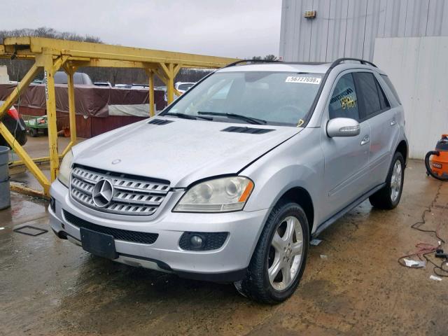 4JGBB22E48A369484 - 2008 MERCEDES-BENZ ML 320 CDI SILVER photo 2